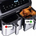 FRYTKOWNICA BEZTŁUSZCZOWA AIR FRYER ELDOM PODWÓJNA 9L DWUKOMOROWA+SUSZARKA