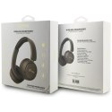 Guess Metal Logo Script - Bezprzewodowe słuchawki nauszne Bluetooth V5.3 (brązowy)