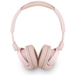 Guess Metal Logo Script - Bezprzewodowe słuchawki nauszne Bluetooth V5.3 (różowy)