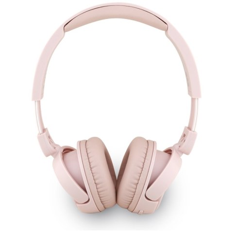 Guess Metal Logo Script - Bezprzewodowe słuchawki nauszne Bluetooth V5.3 (różowy) Guess Metal Logo Script - Bezprzewodowe słuchawki nauszne Bluetooth V5.3 (różowy)