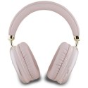 Guess Metallic Triangle Logo - Bezprzewodowe słuchawki nauszne Bluetooth V5.3 (różowy)