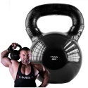 KNV28 Kettlebell 28 kg HMS żeliwny winylowy czarny trening siłowy