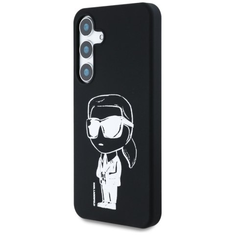 Karl Lagerfeld Silicone Graffiti Ikonik Printed Logo MagSafe - Etui Samsung Galaxy S25 (czarny) Karl Lagerfeld Silicone Graffiti Ikonik Printed Logo MagSafe - Etui Samsung Galaxy S25 (czarny)
