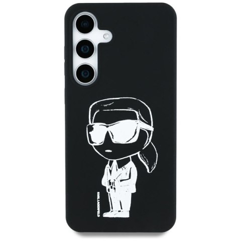 Karl Lagerfeld Silicone Graffiti Ikonik Printed Logo MagSafe - Etui Samsung Galaxy S25 (czarny) Karl Lagerfeld Silicone Graffiti Ikonik Printed Logo MagSafe - Etui Samsung Galaxy S25 (czarny)
