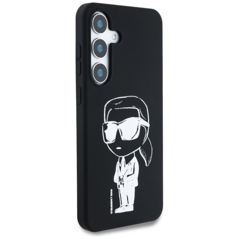Karl Lagerfeld Silicone Graffiti Ikonik Printed Logo MagSafe - Etui Samsung Galaxy S25 (czarny) Karl Lagerfeld Silicone Graffiti Ikonik Printed Logo MagSafe - Etui Samsung Galaxy S25 (czarny)