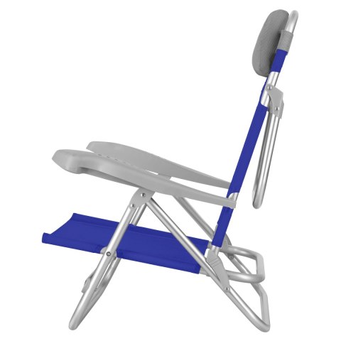 NC3502 Krzesło turystyczne 2w1 NILS CAMP składane niebiesko-szare