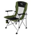 NC3701 Krzesło turystyczne składane NILS CAMP zielone camping ogród