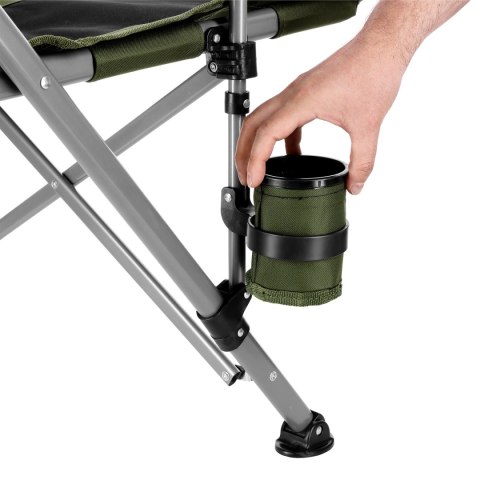 NC3701 Krzesło turystyczne składane NILS CAMP zielone camping ogród