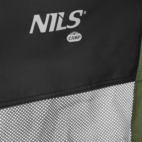 NC3701 Krzesło turystyczne składane NILS CAMP zielone camping ogród