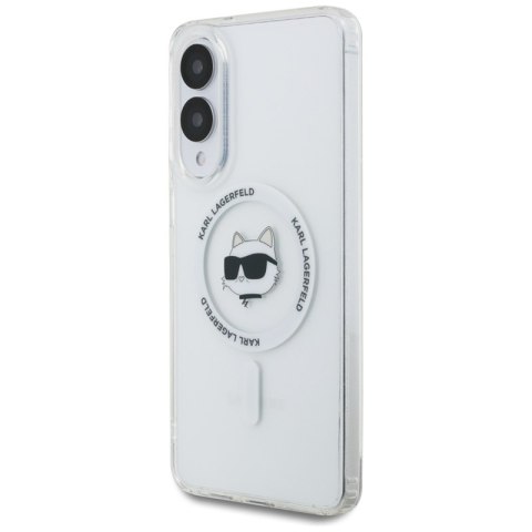 Karl Lagerfeld Button Choupette Head Printed Logo MagSafe - Etui Samsung Galaxy S25 Edge (biały) Karl Lagerfeld Button Choupette Head Printed Logo MagSafe - Etui Samsung Galaxy S25 Edge (biały)