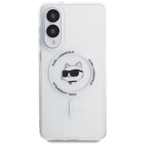 Karl Lagerfeld Button Choupette Head Printed Logo MagSafe - Etui Samsung Galaxy S25 Edge (biały) Karl Lagerfeld Button Choupette Head Printed Logo MagSafe - Etui Samsung Galaxy S25 Edge (biały)