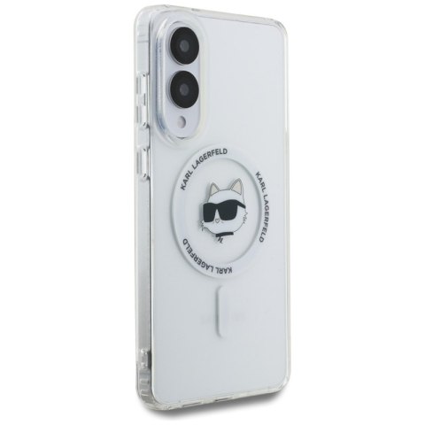 Karl Lagerfeld Button Choupette Head Printed Logo MagSafe - Etui Samsung Galaxy S25 Edge (biały) Karl Lagerfeld Button Choupette Head Printed Logo MagSafe - Etui Samsung Galaxy S25 Edge (biały)