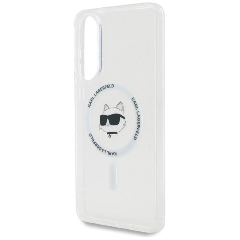 Karl Lagerfeld Button Choupette Head Printed Logo MagSafe - Etui Samsung Galaxy S25 Edge (biały) Karl Lagerfeld Button Choupette Head Printed Logo MagSafe - Etui Samsung Galaxy S25 Edge (biały)