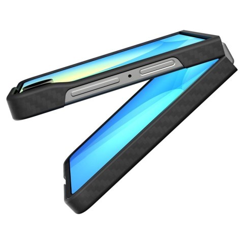 Spigen Airskin Aramid - Etui do Samsung Galaxy Z Flip 7 (Black) Spigen Airskin Aramid - Etui do Samsung Galaxy Z Flip 7 (Black)