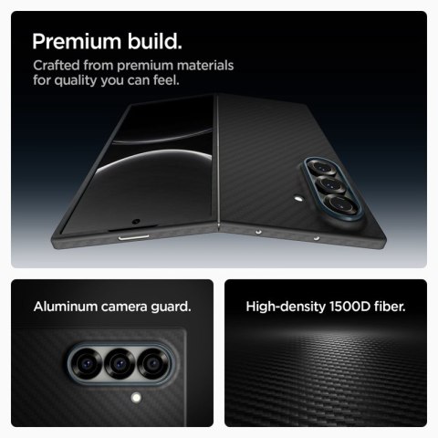 Spigen Airskin Aramid - Etui do Samsung Galaxy Z Fold 7 (Black) Spigen Airskin Aramid - Etui do Samsung Galaxy Z Fold 7 (Black)