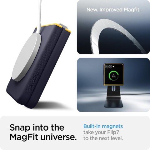 Spigen Nano Pop Mag MagSafe - Etui do Samsung Galaxy Z Flip 7 (Blueberry Navy) Spigen Nano Pop Mag MagSafe - Etui do Samsung Galaxy Z Flip 7 (Blueberry Navy)