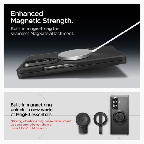 Spigen Tough Armor Pro Mag MagSafe - Etui do Samsung Galaxy Z Fold 7 (Black) Spigen Tough Armor Pro Mag MagSafe - Etui do Samsung Galaxy Z Fold 7 (Black)