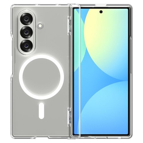 Spigen Ultra Hybrid Pro Mag MagSafe - Etui do Samsung Galaxy Z Fold 7 (Clear/White) Spigen Ultra Hybrid Pro Mag MagSafe - Etui do Samsung Galaxy Z Fold 7 (Clear/White)