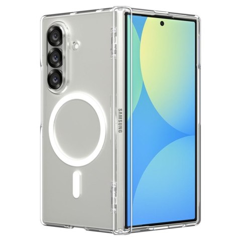 Spigen Ultra Hybrid Pro Mag MagSafe - Etui do Samsung Galaxy Z Fold 7 (Clear/White) Spigen Ultra Hybrid Pro Mag MagSafe - Etui do Samsung Galaxy Z Fold 7 (Clear/White)