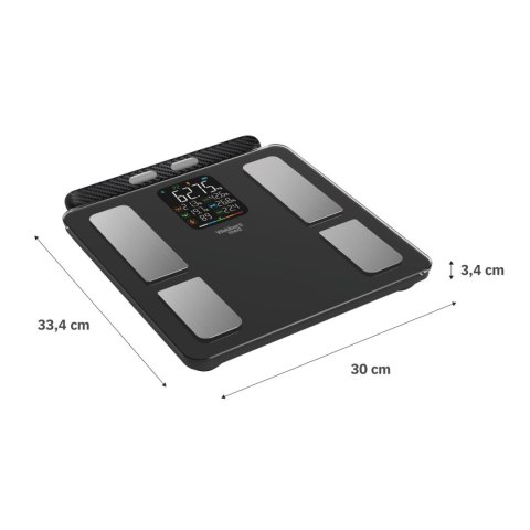 Waga łazienkowa Webber SCALA IF2825A analiza 15 parametrów Bluetooth Waga łazienkowa Webber SCALA IF2825A analiza 15 parametrów Bluetooth
