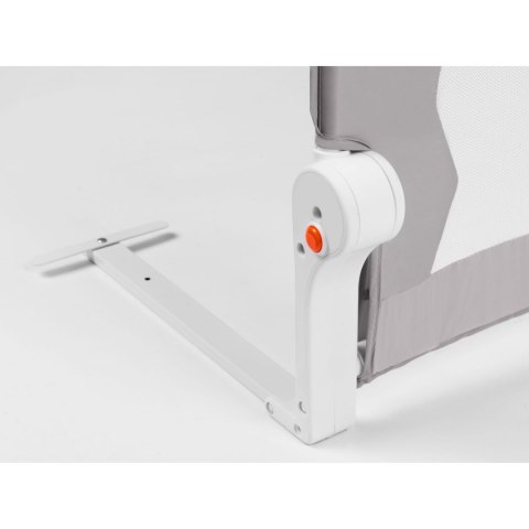 Barierka ochronna do łóżka 180 x 42 x 35 cm Nukido szara