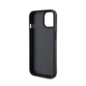 Karl Lagerfeld Leather Monogram Hot Stamp Metal Logo - Etui iPhone 15 (czarny)