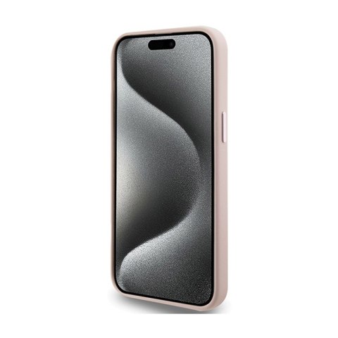 Karl Lagerfeld Silicone Choupette Metal Pin - Etui iPhone 15 Pro Max (różowy) Karl Lagerfeld Silicone Choupette Metal Pin - Etui iPhone 15 Pro Max (różowy)