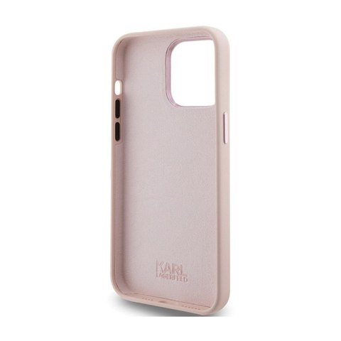 Karl Lagerfeld Silicone Choupette Metal Pin - Etui iPhone 15 Pro Max (różowy) Karl Lagerfeld Silicone Choupette Metal Pin - Etui iPhone 15 Pro Max (różowy)