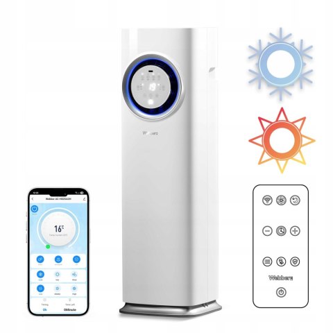 Klimatyzator przenośny METREX AC-H025A2H 3w1 Wi-Fi pompa ciepła 30m2 Klimatyzator przenośny METREX AC-H025A2H 3w1 Wi-Fi pompa ciepła 30m2