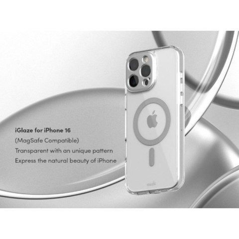Moshi iGlaze MagSafe - Etui iPhone 16 Pro Max (Luna Silver) Moshi iGlaze MagSafe - Etui iPhone 16 Pro Max (Luna Silver)