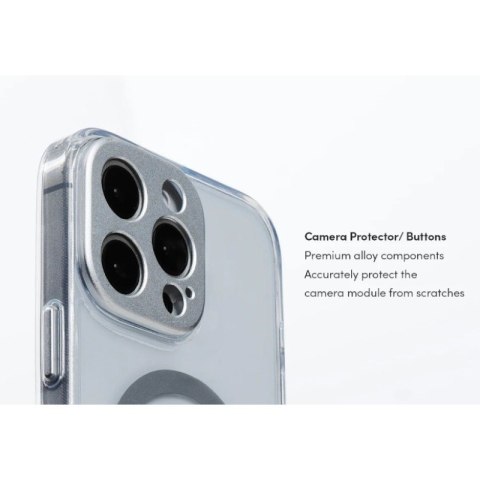 Moshi iGlaze MagSafe - Etui iPhone 16 Pro Max (Luna Silver) Moshi iGlaze MagSafe - Etui iPhone 16 Pro Max (Luna Silver)