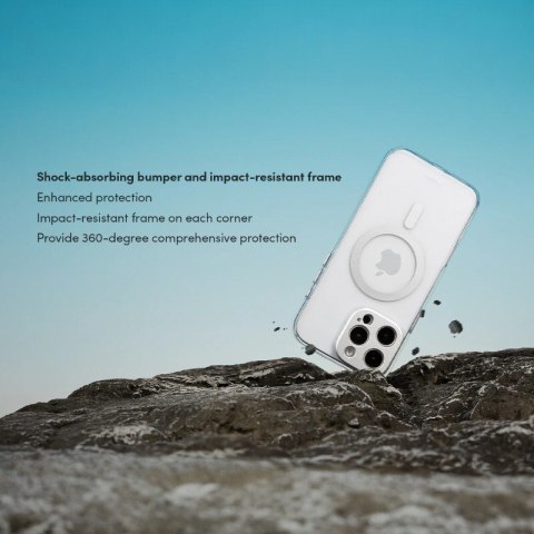 Moshi iGlaze MagSafe - Etui iPhone 16 Pro Max (Luna Silver) Moshi iGlaze MagSafe - Etui iPhone 16 Pro Max (Luna Silver)