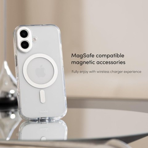 Moshi iGlaze MagSafe - Etui iPhone 16 Pro Max (Luna Silver) Moshi iGlaze MagSafe - Etui iPhone 16 Pro Max (Luna Silver)