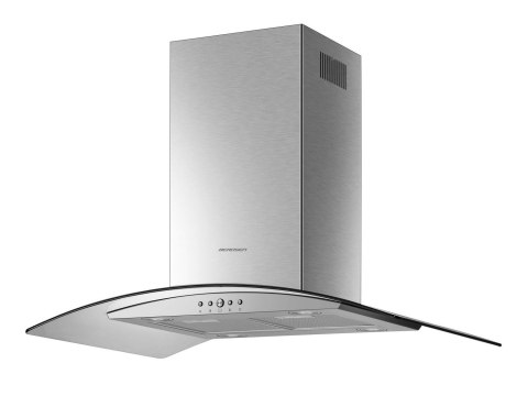 BT-224 Okap wyspowy 90cm Berdsen INOX szkło hartowane LED