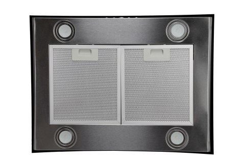 BT-224 Okap wyspowy 90cm Berdsen INOX szkło hartowane LED