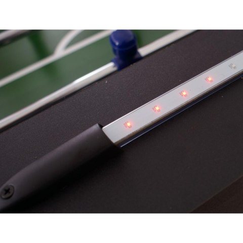 STÓŁ DO GRY W PIŁKARZYKI 142x76x88CM CZARNY STÓŁ DO GRY W PIŁKARZYKI 142x76x88CM CZARNY