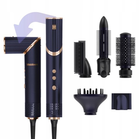 Suszarka i stylizator WEBBER CELIA HD-1298 5w1 1000W jonizacja Suszarka i stylizator WEBBER CELIA HD-1298 5w1 1000W jonizacja