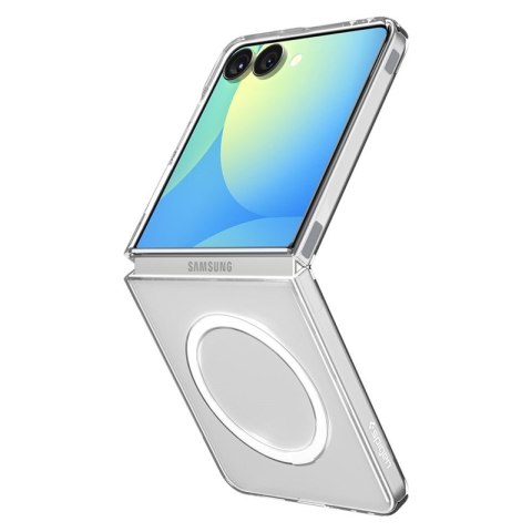 Spigen Airskin Mag MagSafe - Etui do Samsung Galaxy Z Flip 7 (Clear/White) Spigen Airskin Mag MagSafe - Etui do Samsung Galaxy Z Flip 7 (Clear/White)