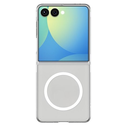 Spigen Airskin Mag MagSafe - Etui do Samsung Galaxy Z Flip 7 (Clear/White) Spigen Airskin Mag MagSafe - Etui do Samsung Galaxy Z Flip 7 (Clear/White)
