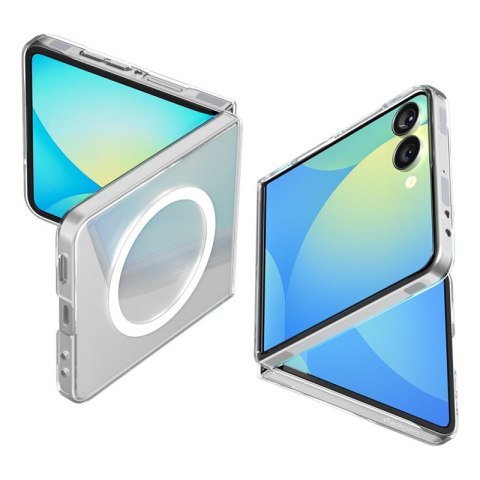 Spigen Airskin Mag MagSafe - Etui do Samsung Galaxy Z Flip 7 (Clear/White) Spigen Airskin Mag MagSafe - Etui do Samsung Galaxy Z Flip 7 (Clear/White)