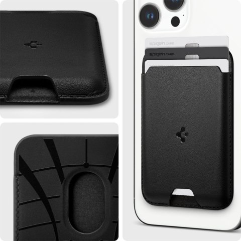 Spigen Valentinus Pro MagSafe - Portfel magnetyczny (Black) Spigen Valentinus Pro MagSafe - Portfel magnetyczny (Black)