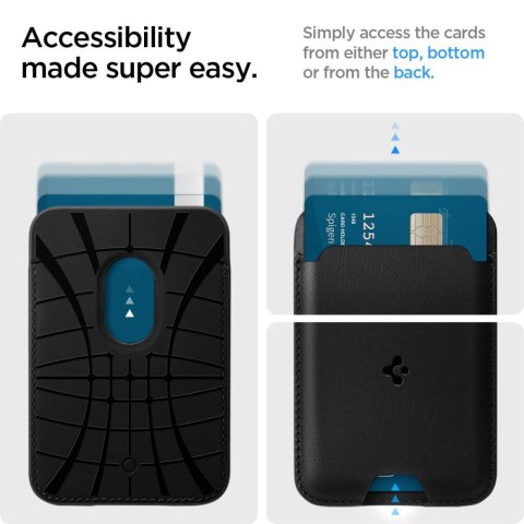 Spigen Valentinus Pro MagSafe - Portfel magnetyczny (Black) Spigen Valentinus Pro MagSafe - Portfel magnetyczny (Black)