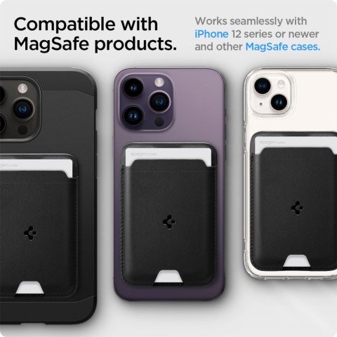 Spigen Valentinus Pro MagSafe - Portfel magnetyczny (Black) Spigen Valentinus Pro MagSafe - Portfel magnetyczny (Black)