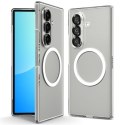 Spigen Airskin Mag MagSafe - Etui do Samsung Galaxy Z Fold 7 (Clear/White)