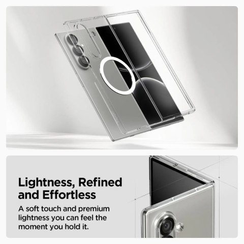 Spigen Airskin Mag MagSafe - Etui do Samsung Galaxy Z Fold 7 (Clear/White) Spigen Airskin Mag MagSafe - Etui do Samsung Galaxy Z Fold 7 (Clear/White)