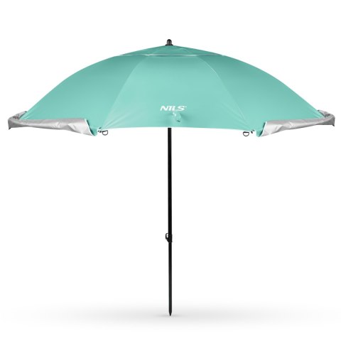 Nc17114 Parasol/Parawan Plażowy 2W1 Xxl 240 Cm Zielony Nils