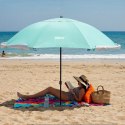 Nc17114 Parasol/Parawan Plażowy 2W1 Xxl 240 Cm Zielony Nils
