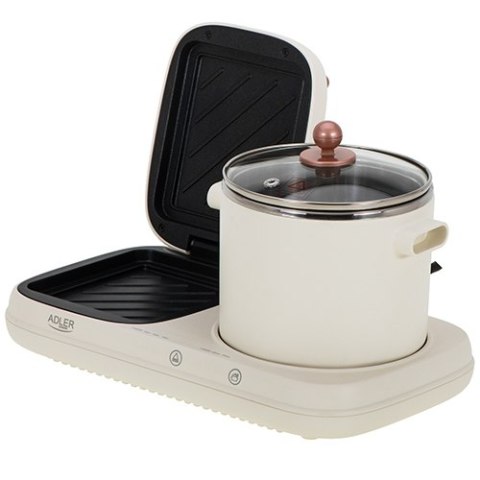 AD 6421 Stacja śniadaniowa 2 w 1 - grill i garnek do gotowania