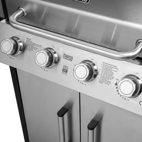 Teesa BBQ 5007 MASTER grill gazowy - 5 palników- miejsce na butlę