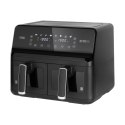 Frytkownica beztłuszczowa TEESA AIR FRYER DUAL POT XXL 8L 2700W